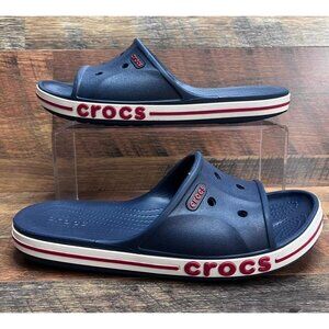 Crocs Woman’s Bayaband 205392 Blue Slip On Comfort Sandals Size 7